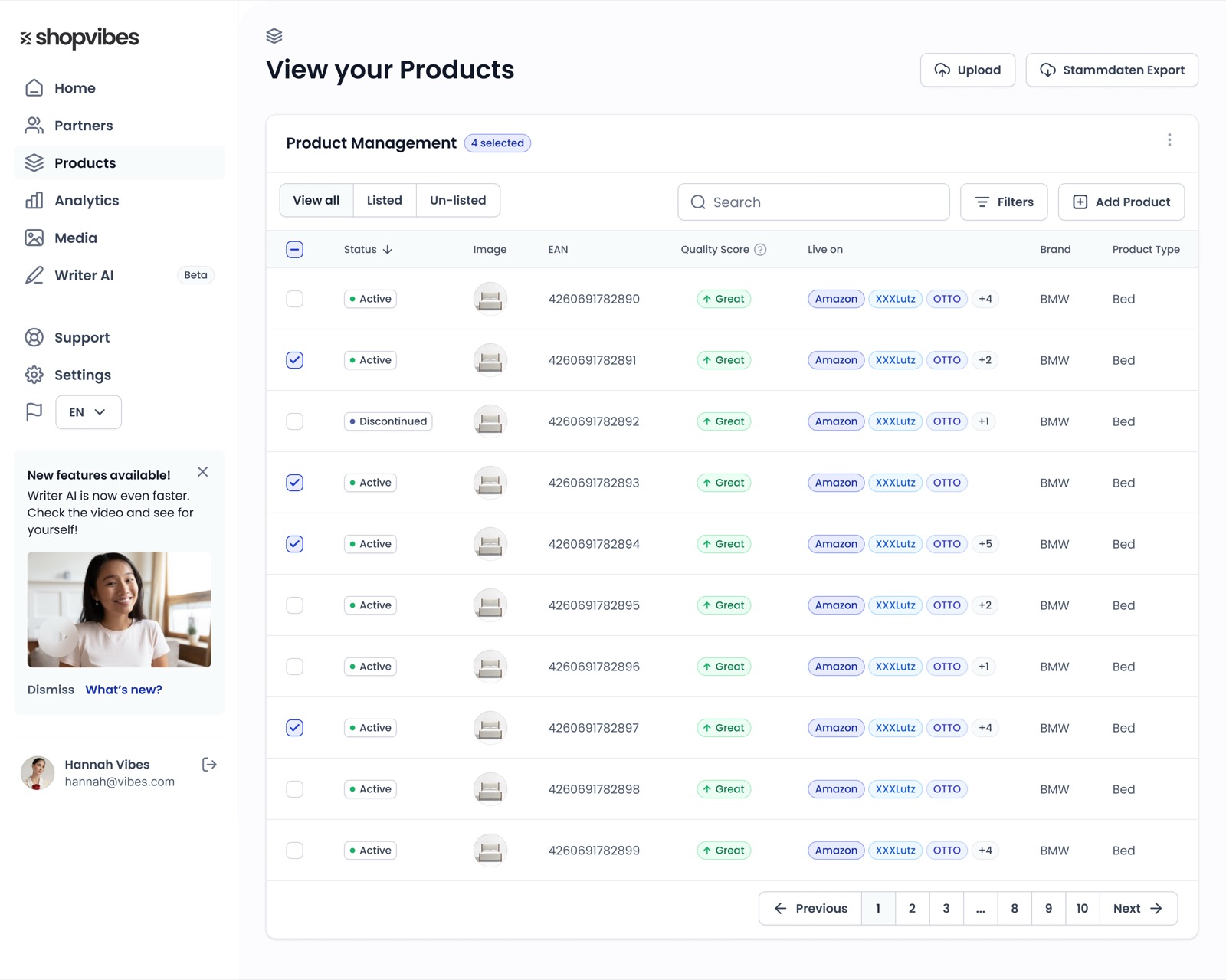 shopvibes PIM solution to enable successful multichannel selling