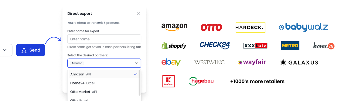 List your products online